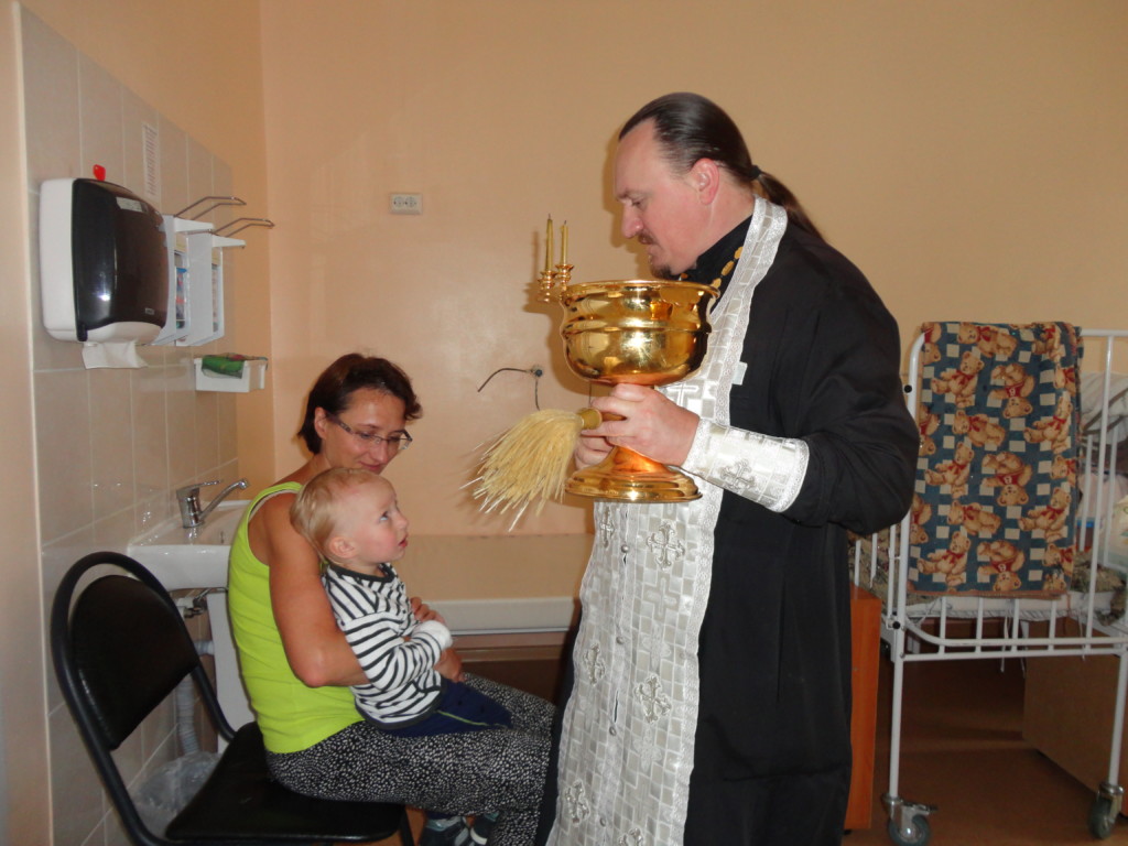 Молебен в больнице